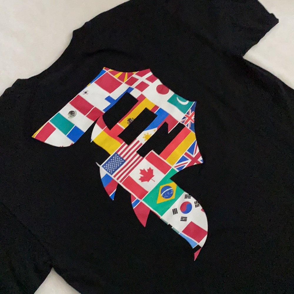 PRIMITIVE Skateboarding | Dirty P Union Graphic Short Sleeve T-Shirt Black (L)